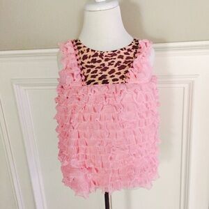 Sweet Baby Jess Pink/Leopard Dress